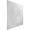 Ekena Millwork Shallows EnduraWall Decorative 3D Wall Panel, White, 19 5/8"W x 19 5/8"H WP20X20SHWH - alternate 5